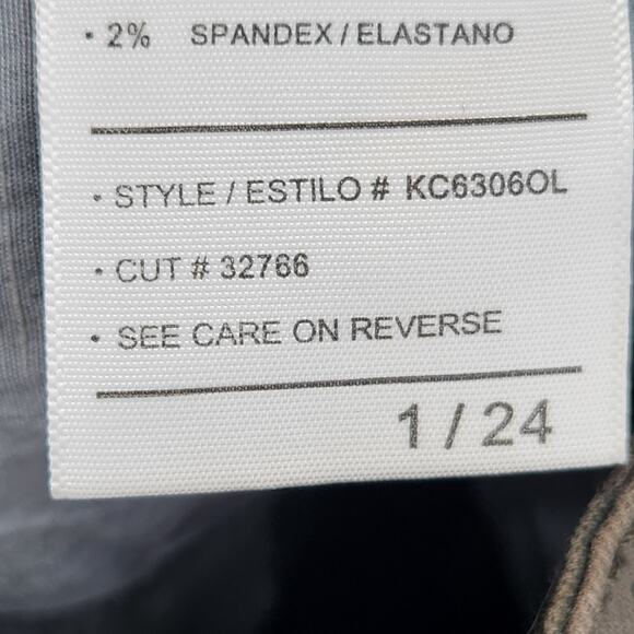 NWT KanCan Camo Denim Estilo Skinny Zippered Leg Women's Jeans 24 - Picture 4 of 9